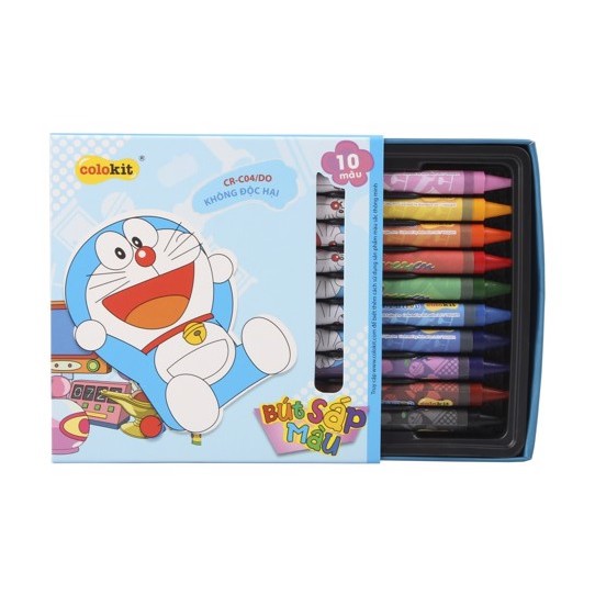 Sáp màu Colokit Doraemon CR-C04/DO