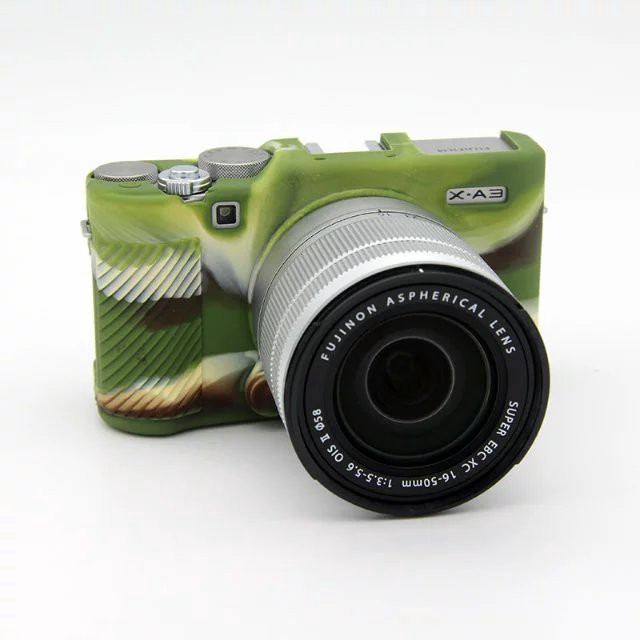 Vỏ Silicon gel bảo vệ cho máy ảnh Fujifilm XA3 X-A3 X-A10 XA10