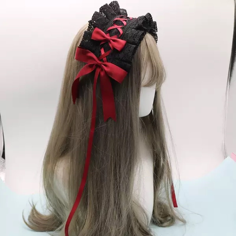 YASLC0127-Cài tóc lolita ren