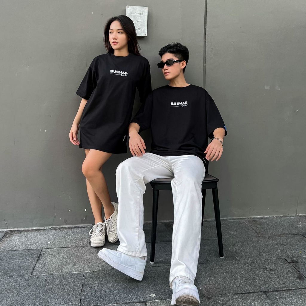 Áo thun local brand tay lỡ form rộng unisex cho nam nữ BUENAS - SWT39