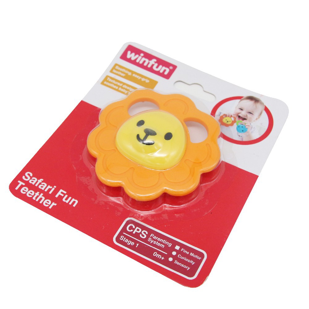 Gặm nướu mềm hình sư tử BPA Free an toàn cho bé Winfun 0164