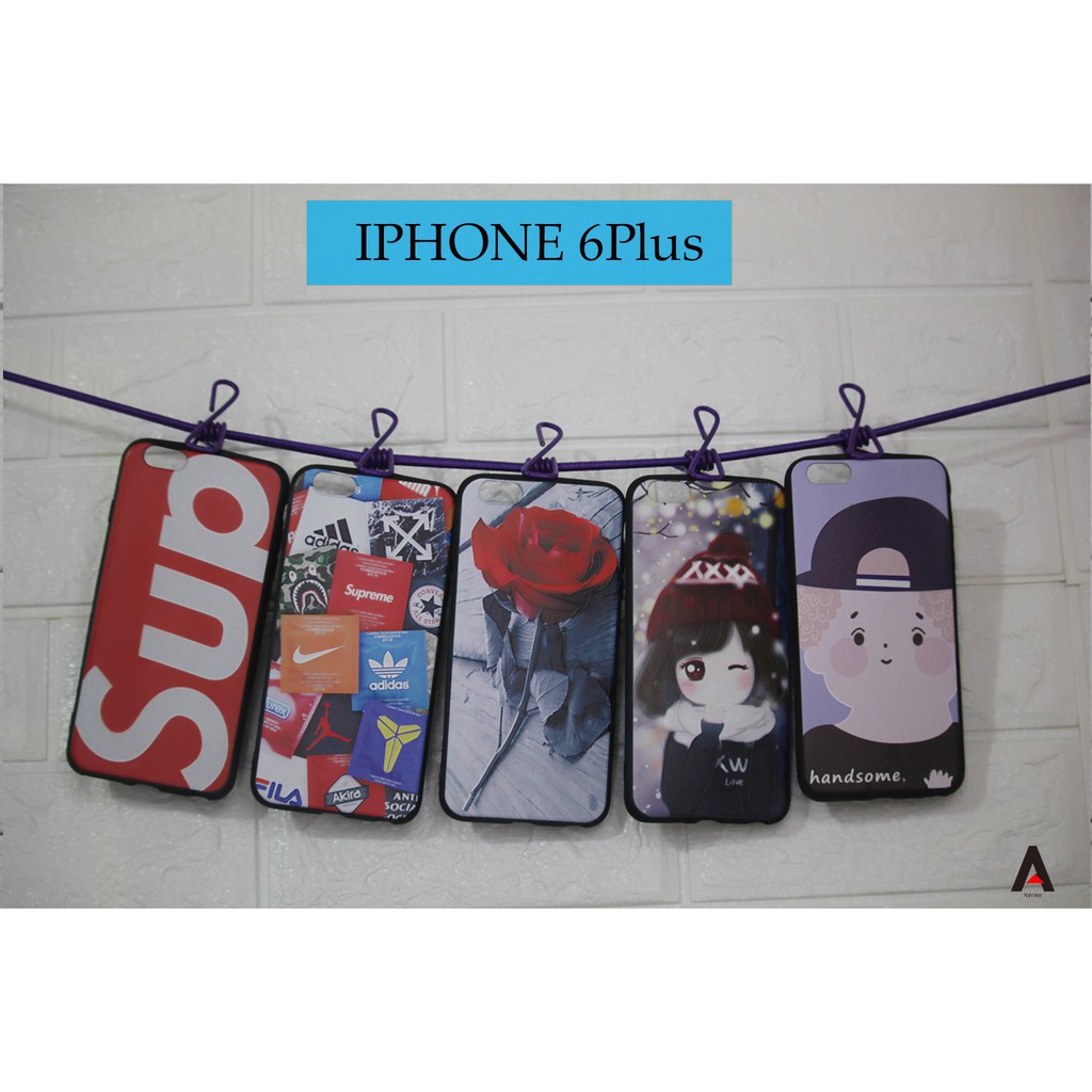 Ốp Lưng [IPHONE 6/6S PLUS] Dẻo 6D In Hình Siêu Đáng Yêu