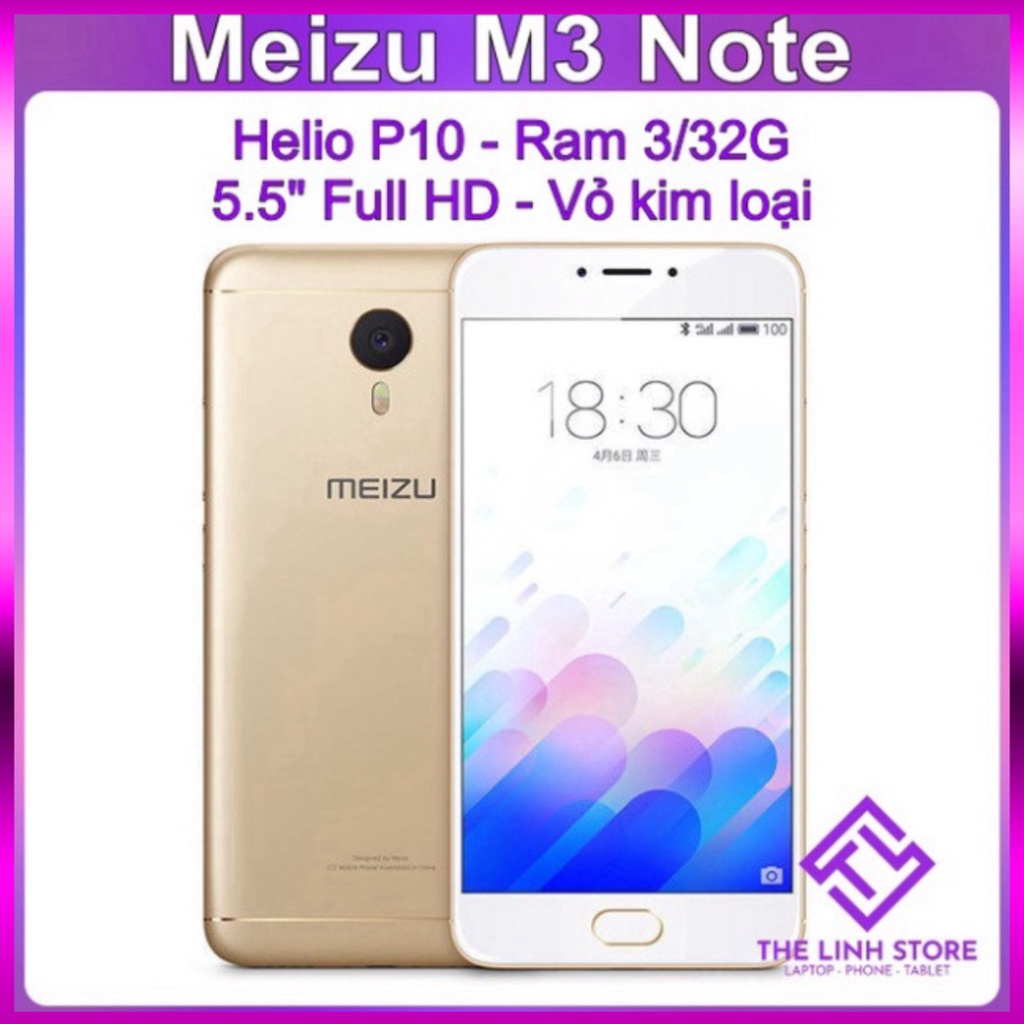 Mới Chính hãng Điện thoại Meizu M3 Note ram 3G 32G - Màn 5.5 Full HD Hàng đẹp giao nhanh