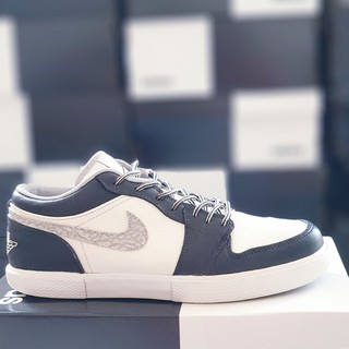 [Chính Hãng] Giày Jordan Retro V1 White Black, size 40.5 real 2hand