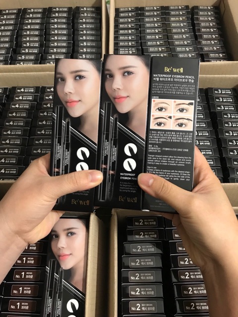 Chì kẻ chân mày  Be’well Eye Brow Pencil - sắc nét, chống trôi, chì mềm | BigBuy360 - bigbuy360.vn