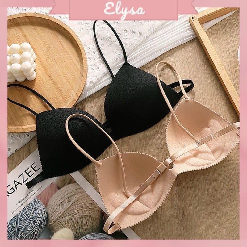 Áo Lót Nữ, Áo Bra Đúc Su Cài Sau Dây Mảnh Siêu Hot - BRA 818