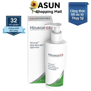 Sữa Rửa Mặt Ngừa Mụn Hiruscar 100ml Anti-Acne Cleanser+