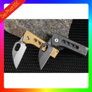 Dao Phượt Folding EDC - Thép 5CR15MOV - MINI TACTICAL SABER SELF - Dao Sinh Tồn Nhỏ - Hàng Có Sẵn