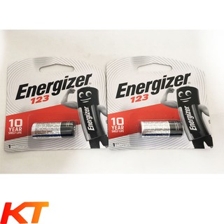 Pin CR123, CR123A Energizer 3v Lithium chính hãng (combo 2 viên)