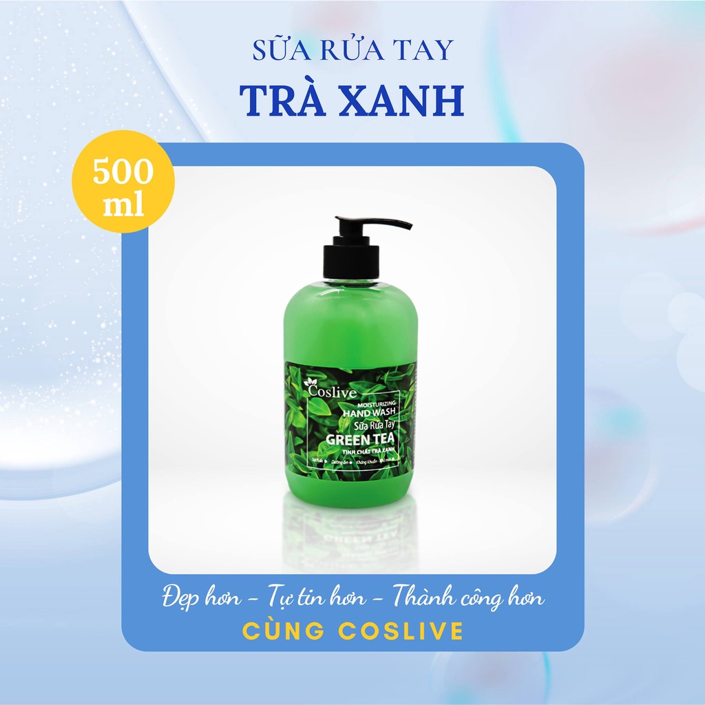 Sữa Rửa Tay Trà Xanh COSLIVE 500ml