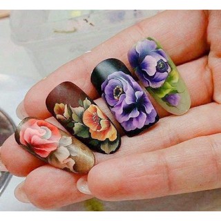 Set bột vẽ Oumaxi 12 màu ( 1 típ 12ml ) vẽ móng tay chân