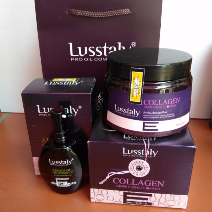 Kem ủ-hấp tóc phục hồi chuyên sâu Lusstaly. 500ML