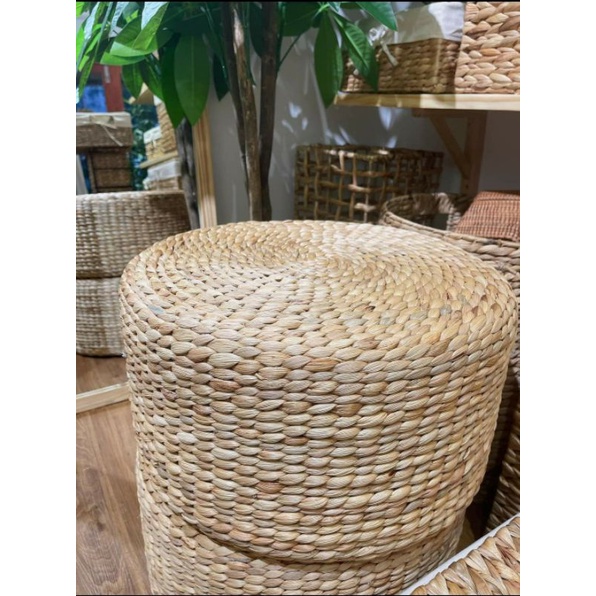 Đôn cói, lục bình bàn trà 50 x h30