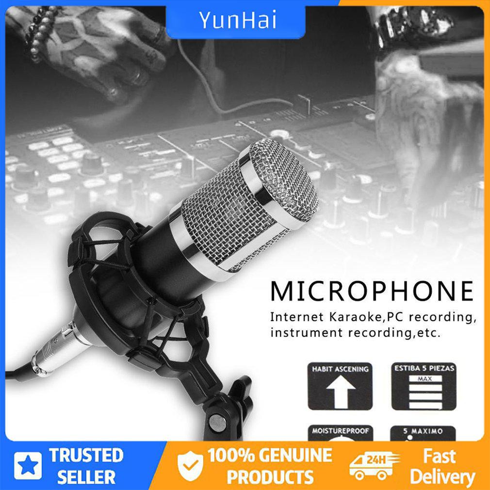 BM800 Dynamic Condenser Microphone Sound Studio KTV Hát Ghi âm Mic | BigBuy360 - bigbuy360.vn