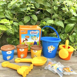 Bộ trồng cây vui nhộn - Quà tặng từ grow