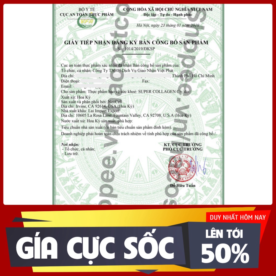 GIÁ CỰC SỐC Viên Uống Super Collagen Neocell +C 6000 Mg type 1 - 3 Neocell 360 và 250 viên GIÁ CỰC SỐC