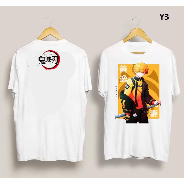 ÁO THUN TAY LỠ NAM NỮ - UNISEX-KIMETSU NO YAIBA IN 2 MẶT