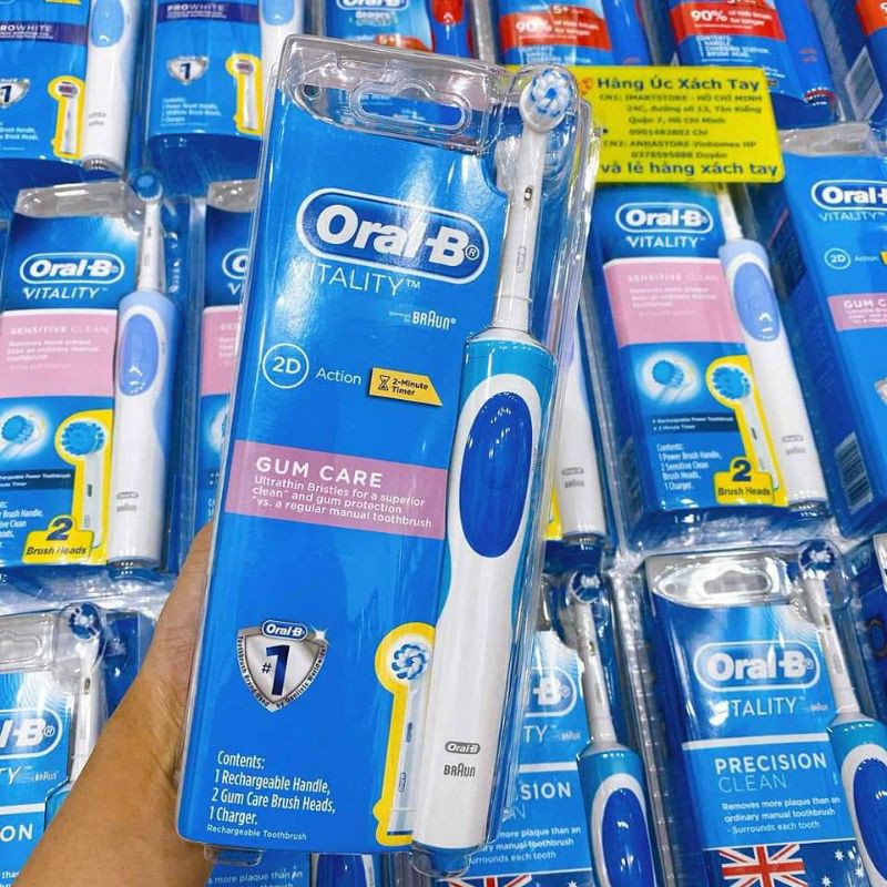 Tổng hợp bàn chải điện oralB đủ loại cam kết hàng chuẩn 100%