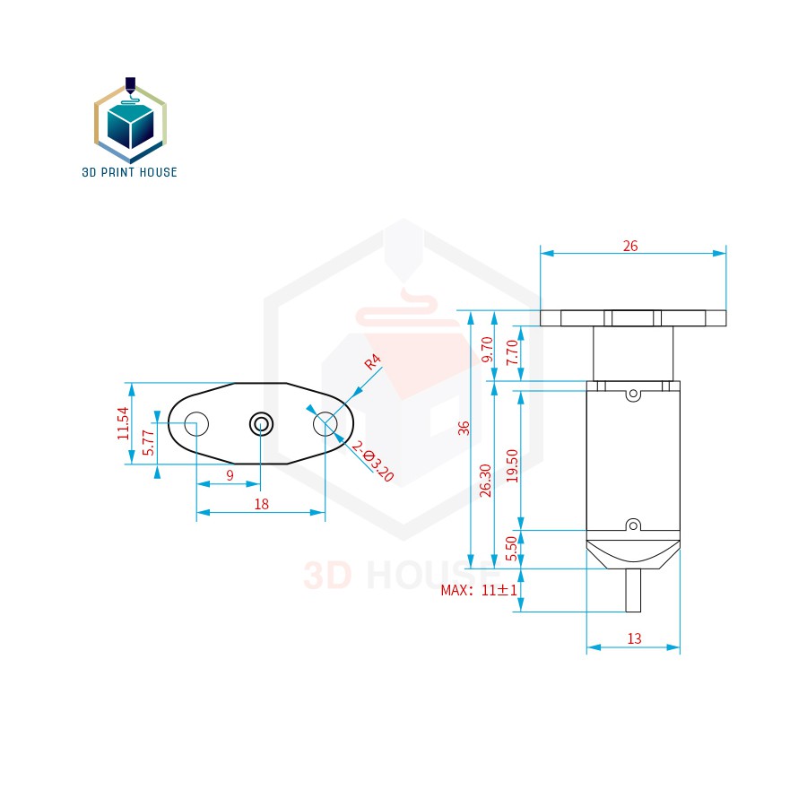 Cảm Biến 3D Touch Cân Bàn Nhiệt Máy In 3D