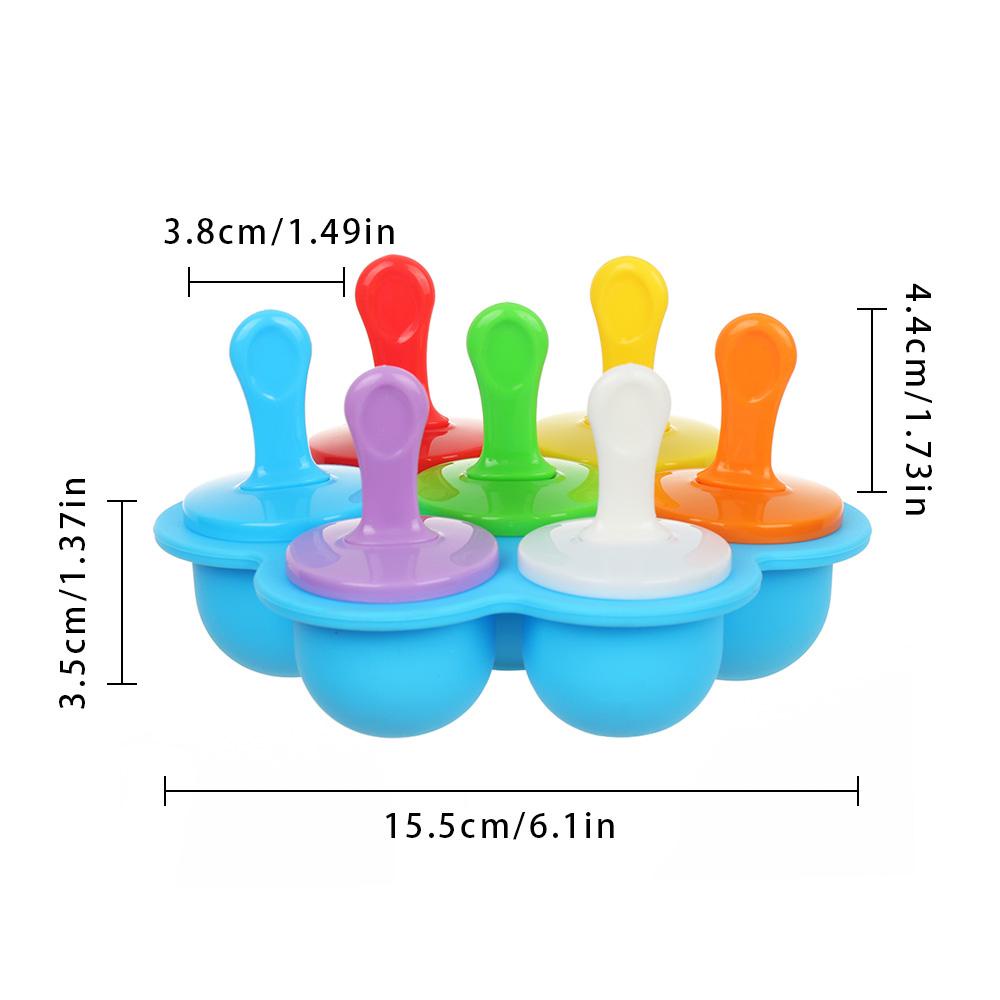 CONOPERY Khuôn Silicone Cấp Thực Phẩm Làm Kem Que Tiện Dụng