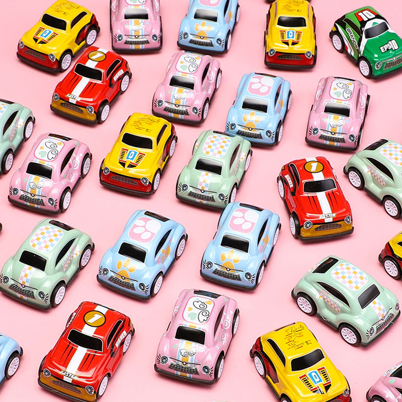 Mô hình xe hơi hoạt hình đồ chơi lên dây cót nhiều màu sắc đáng yêu dành cho trẻ em