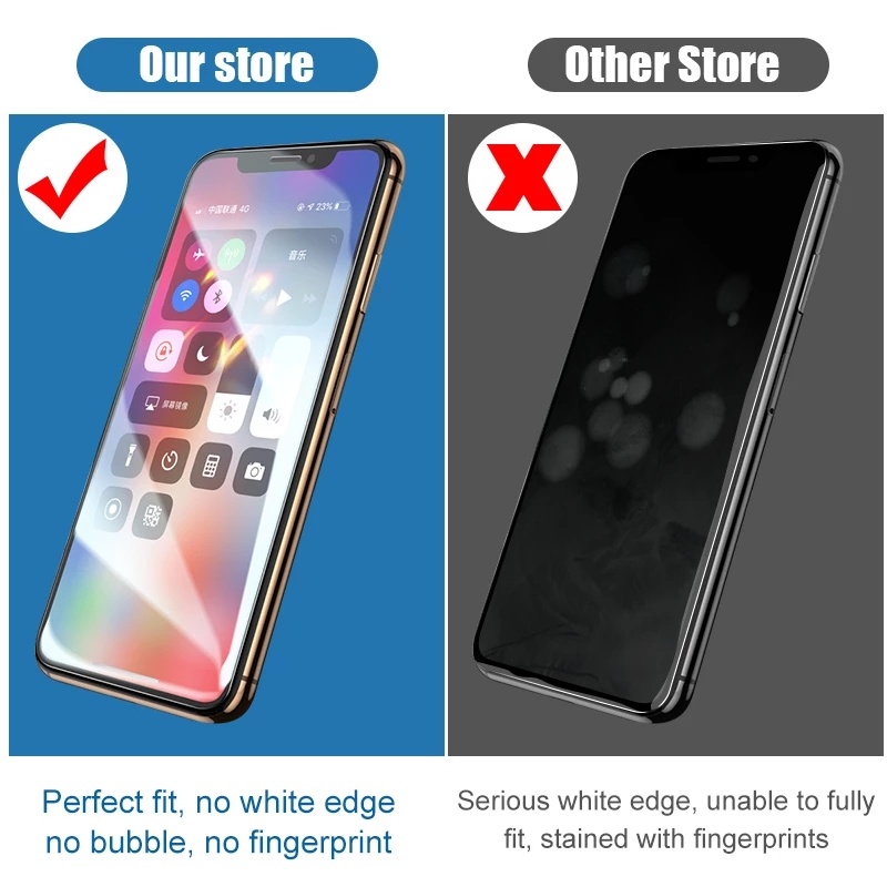 Kính Cường Lực Bảo Vệ Màn Hình 100D Cho iPhone14 13 12 11 Pro Max XS XR X 7 Plus SE 2020 6S 6 7 8 Plus H9