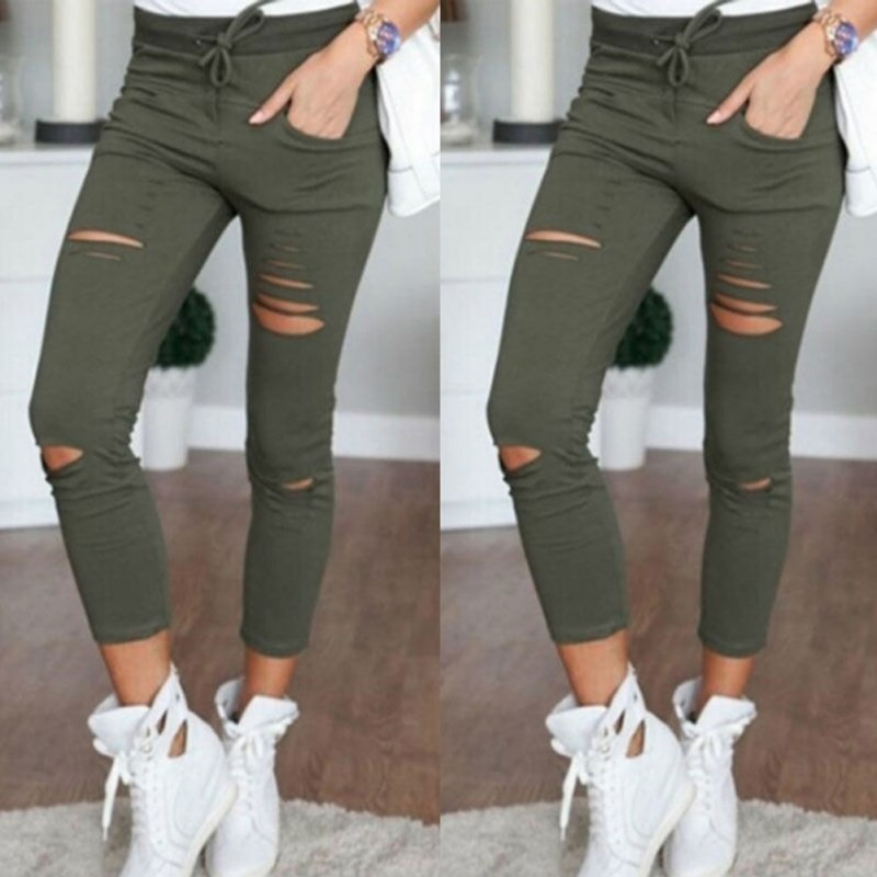 FREESHIP ĐƠN 99K_ Quần legging phối rách thời trang cá tính cho nữ | BigBuy360 - bigbuy360.vn