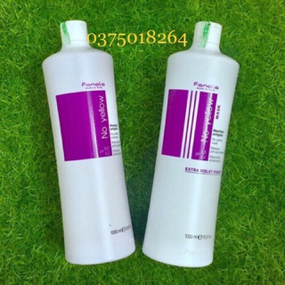 Cặp Dầu gội xả tím khử sắc tố vàng Fanola No Yellow 1000mlx2 (NEW-2024)