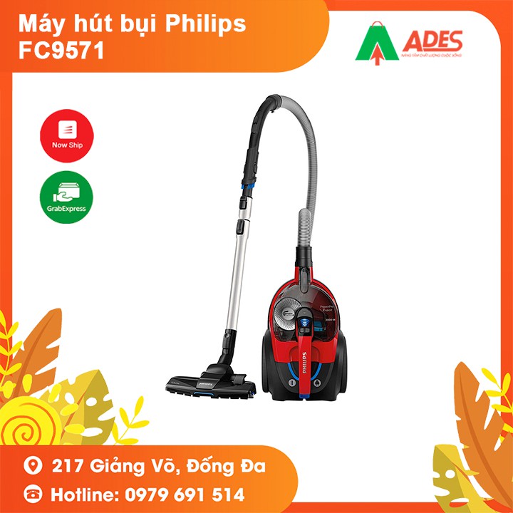 [Mã 154ELSALE2 giảm 7% đơn 300K] Máy hút bụi có hộc chứa Philips FC9571/01 - Hàng chính hãng