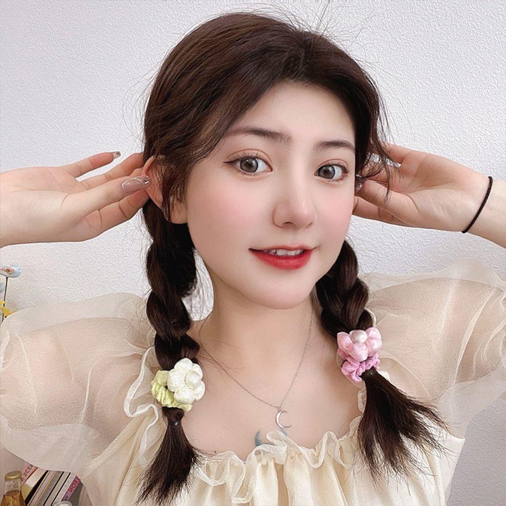 Dây Buộc Tóc Cao Su Đính Hoa Dễ Thương Ngọt Ngào WMES15H