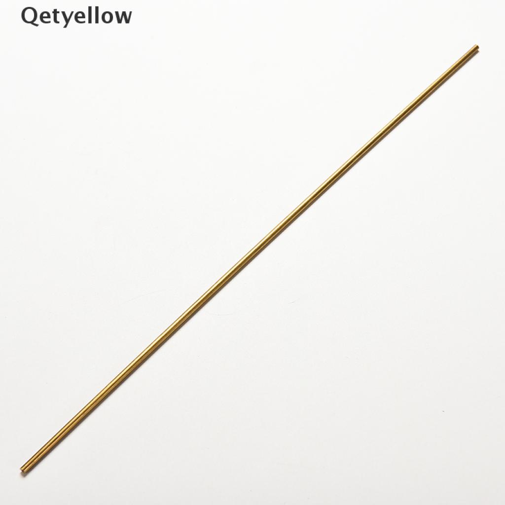 Ống đồng thau màu vàng có đường kính trong cỡ 2mm 3mm 4mm 5mm chiều dài 300mm dày 0.45mm