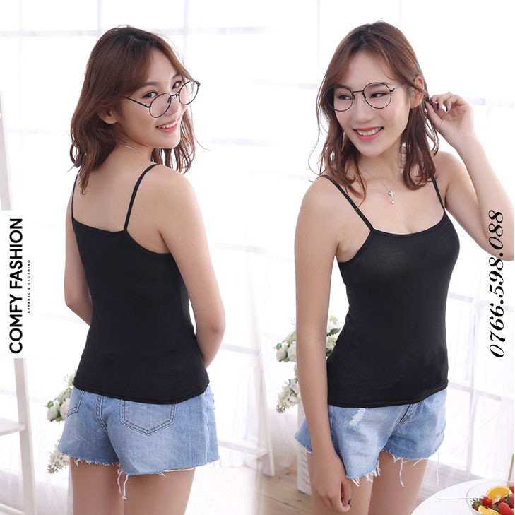 [Mã FAMAYWA giảm 10K đơn 50K] Áo thun 2 dây cổ tròn hở lưng thời trang nữ xuân hè 2020 | BigBuy360 - bigbuy360.vn