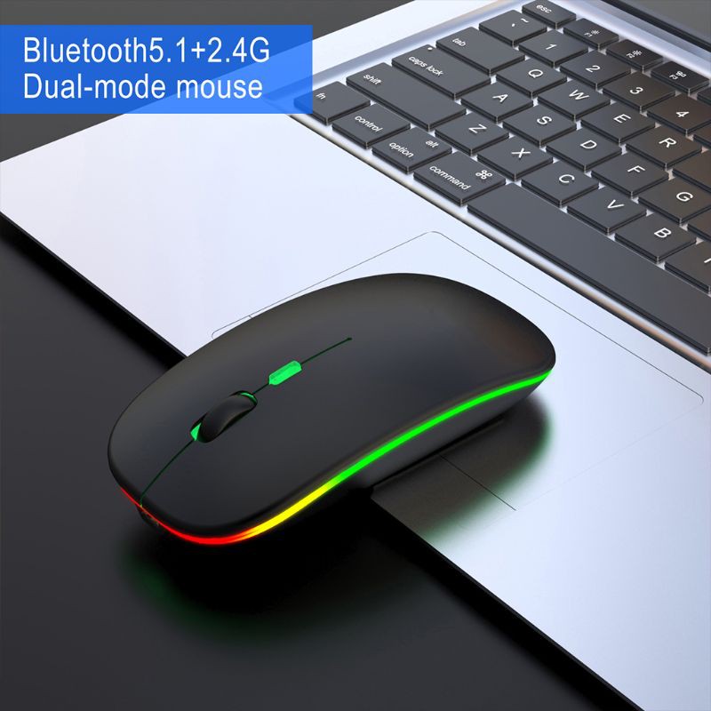 Chuột Quang Gaming Ko Dây Bluetooth 5.1 2.4ghz Cho Macbook