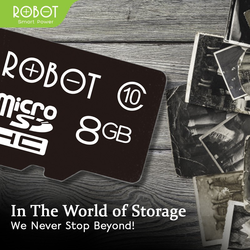 Thẻ Nhớ Micro Sd Robot Tf 8gb / 16gb Class 10 1 Năm Năm | BigBuy360 - bigbuy360.vn