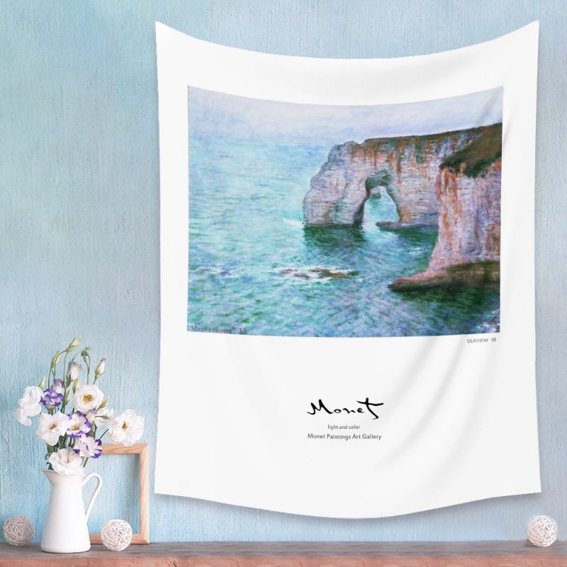 Tranh Vải Nghệ Thuật Các Bức Họa Monet  Trang Trí Phòng Khách Scandinavia