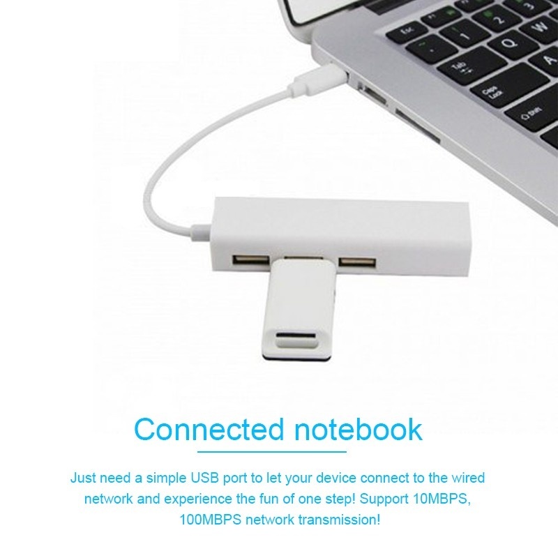 Cáp Chuyển Đổi Usb-C Usb 3.1 Type C Sang Usb Rj45 Network Ethernet Lan Cho Macbook Pc Ios Android