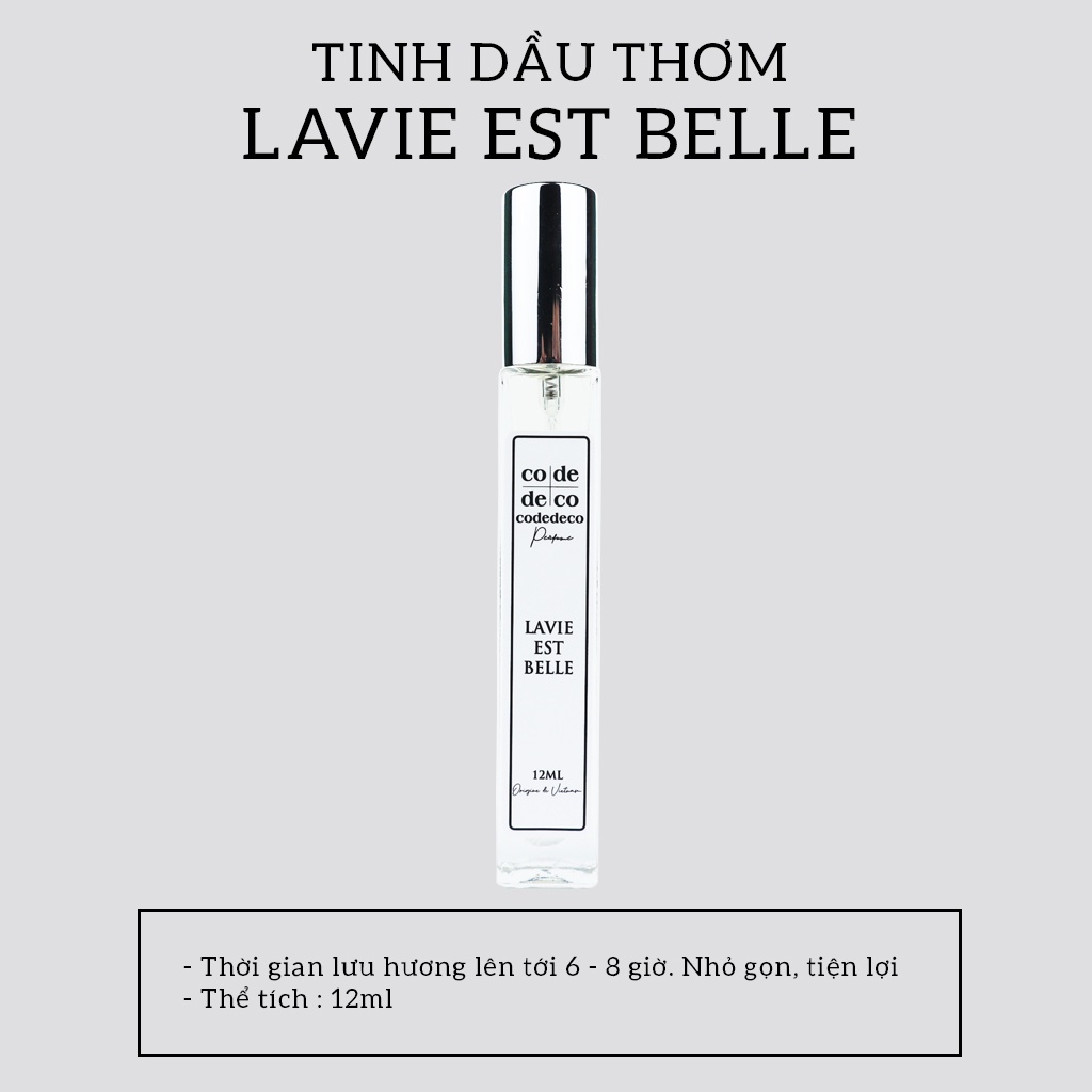 Tinh dầu thơm Code Deco Lavie Est Belle 10ml