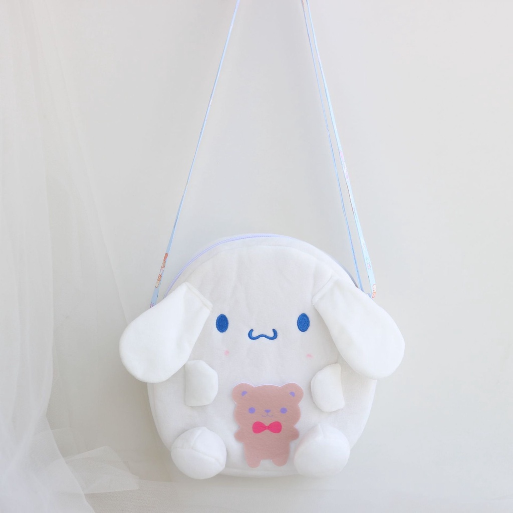 SANRIO Dễ Thương Túi Đeo Chéo Hình Mèo Hello kitty Xinh Xắn