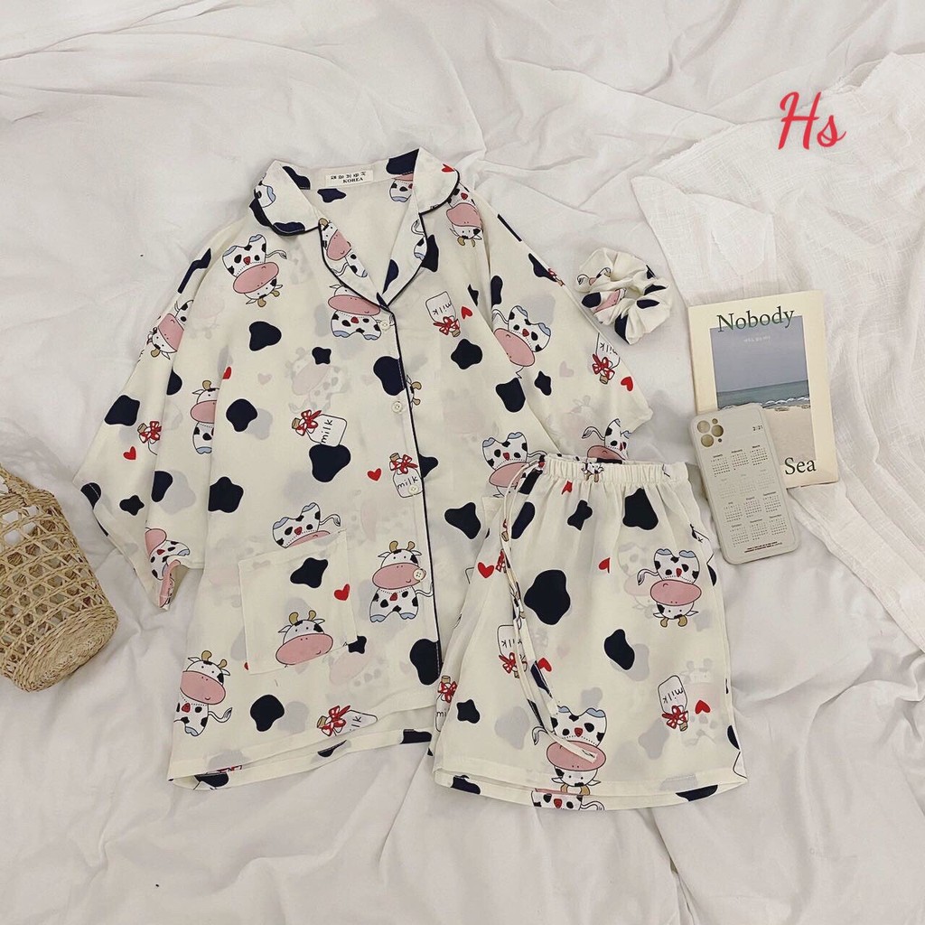 [Chất Đẹp Loại 1] Bộ Ngủ Pijama In 3D Chất Liệu Đũi Mềm, Hoạ Tiết Đáng Yêu Daisy Boutique SP000337