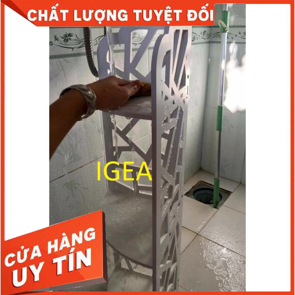 [XẢ KHO] Kệ góc nhà tắm 4 tầng mắt lưới IG151 | BigBuy360 - bigbuy360.vn