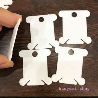 50 Bobbin nhựa quấn chỉ thêu