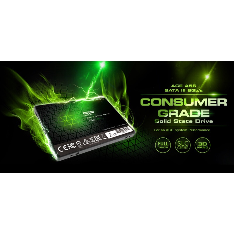 Ổ cứng Silicon Power 2.5 inch SATA SSD A55 128GB/256GB/512GB I Bảo hàng 36 tháng - Hàng chính hãng