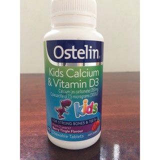 Canxi ostelin kid 90 viên bổ sung canxi cho bé ostelin kid