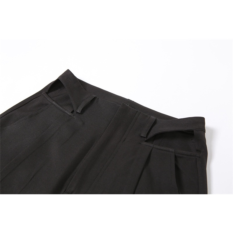 DUNEA Quần Dài Dáng Rộng Thiết Kế Cắt Cá Tính Quyến Rũ Cho Nữ