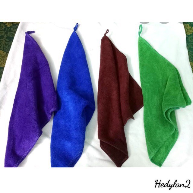 Khăn lau đa năng vuông Microfiber KT 30x30  mềm mịn, thấm hút, nhiều màu sắc không phai màu, không ra lông khi sử dụng