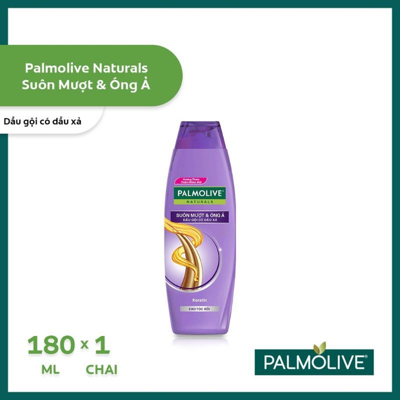 Dầu gội xả pamolive chai 180 ml