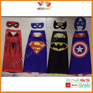 Áo choàng siêu anh hùng superhero (Sỉ 50c trộn kiểu)