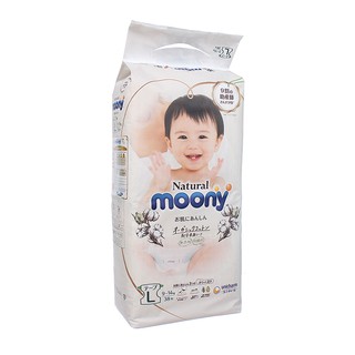Tã/Bỉm dán cao cấp Moony Natural L38