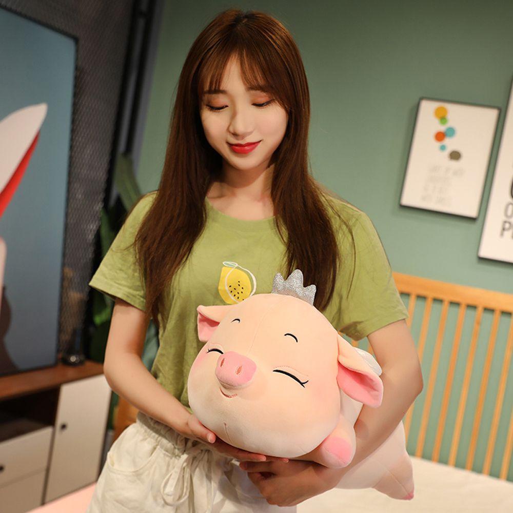 Thú Nhồi Bông Hình Chú Heo Hoạt Hình Đáng Yêu