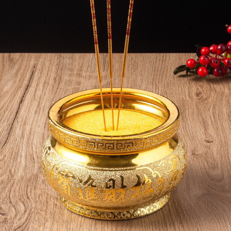 Cát vàng lư hương 1KG, cát kim sa thờ cúng Lộc Phát - FREESHIP